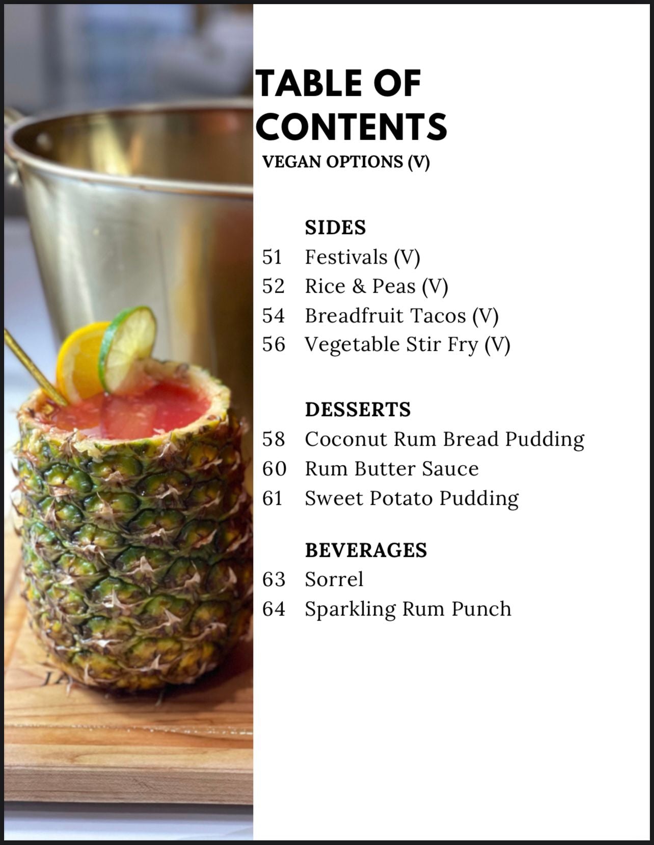 “Cooking With Raina” E-Recipe Book